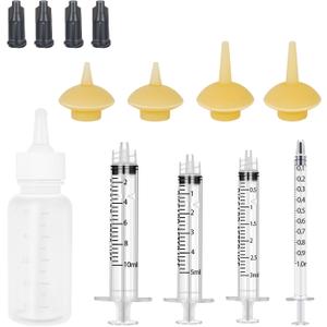 Pet Feeding Bottle and Syringes with Nipples for Small Cat Dog Animals (Model 2)