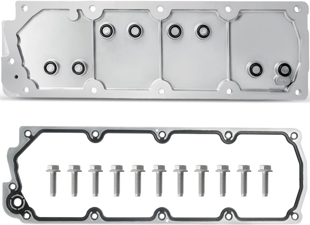LS Gen 4 (IV) Valley Cover Plate Kit Non AFM DOD Block Off Plate Compatible with Chevy Silverado Express Tahoe Suburban Trailblazer GMC Sierra Savana Yukon Cadillac Escalade H3 Replace 12598832