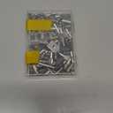 104Pcs Shelf Pins Kit,4 Styles Nickel Plated Shelf Support Pegs,Bookshelf Pegs for Shelves,Cabinet Shelf Bracket Pegs Shelf Pins Holders for Kitchen Furniture & Closet ( 5mm & 1/4inch )