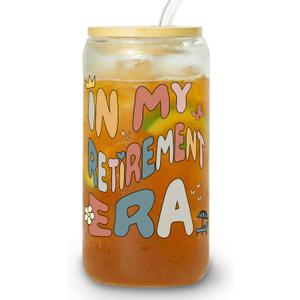 Funny Retirement Gift - Happy Retirement Iced Coffee Cup - Perfect for Coworkers, Teachers, Moms & Bosses - Farewell & Leaving Gift - Not My Problem Anymore