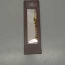 Wearlizer Metal Band Compatible with Fitbit Versa 4 Bands for Woman/Versa 3/Sense 2/Sense Bands Women, Dressy Chain Strap Designer Stainless Steel Bracelet Wristband (Gold)