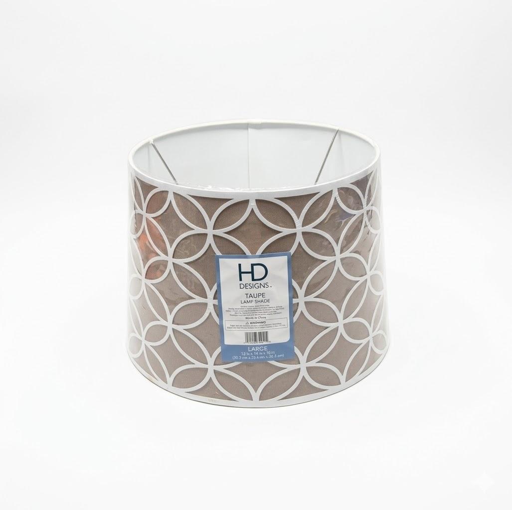 Lamp Shade floral geometric elements Intersecting curved straight bold stripes Drum Lamp Shades for Table Lamps Floor Lamps Pendant Light 12"x14"x10" Replacement Lampshade Large Linen Lampshades