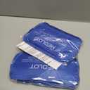 LotFancy Face Ice Pack Wrap for TMJ, Wisdom Teeth, with 4 Reusable Hot Cold Therapy Gel Packs, Pain Relief for Head, Oral and Facial Surgery, Dental Implants, Blue (Blue(one Size Fits Most))