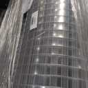 16 Gauge Galvanized Hardware Cloth 48in x 100ft Silver 1 inch Welded Garden Fence Roll for Gardens, Chicken Coops & Poultry Animal Netting Cage