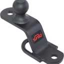 TOPTOW 64008 ATV/UTV 3-Way Hitch Adapter with 2 inch Ball, Bolt-on ATV Hitch Attachments