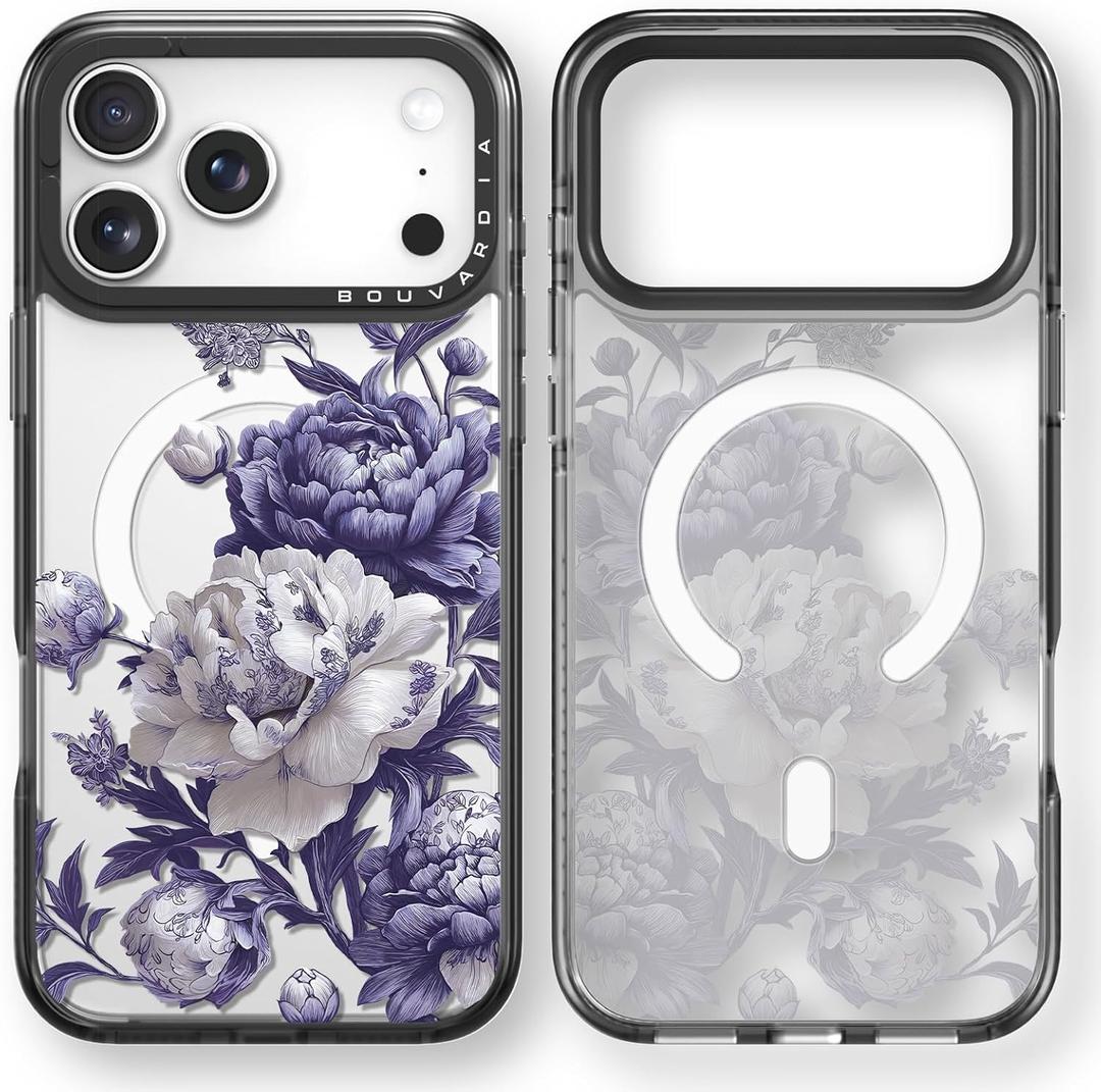 Bouvardia for iPhone 17 Case, Compatible with Magsafe, Cute Girly Design for Women, Shockproof & Aesthetic, Floral: Flowers Blossoming