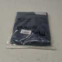 Mrs.Naturall Navy Blue Curtains 42x54 Inch Length for Living Room 2 Panels Blackout Room Darkening Curtain for Bedroom