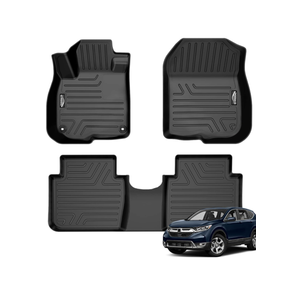 CRV Floor Mats, GORWARE 3D Floor Liner Compatible with Honda CR-V 2022 2021 2020 2019 2018 2017, Front and Rear Row Floor Liners for CRV 2017-2022 with All Weather Performance, 3 Pcs Car Floor Mat
100+ bought in past month