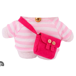 3 Pieces Duck Lalafanfan Doll Clothes Bag Kawaii Plush Bear Sweater Stuffed Toy For 30cm Doll Duck Accessories Plush Toys