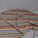 DII Summer Stripe Outdoor Zippered Tabletop Collection, Multi-use, Machine Washable, Tablecloth, 60" Round, Sunset