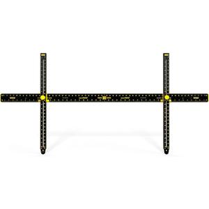 Crescent Creative Products Perfect Pro Picture Frame Wall Hanging Tool with Level, 48 inch, Black