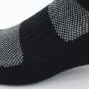 3 x BERING Women's Athletic Low Ankle Cushion Socks (6 Pairs) (9-11, Black)