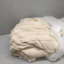 BEDELITE Boho Comforter Set Queen Size, Beige Tufted Striped Bed Set 3 Pieces, Soft Vintage Farmhouse Comforter for All Seasons, Boho Home Decor,Fluffy Jacquard Bedding with 2 Pillow Shams