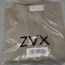 ZVX Men's Solid Color Knitted Cardigan Sweater Fall and Winter Large V-Neck Top, Lapel Versatile Casual Cardigan Sweater Light Khaki XX-Large (Beige, XXL)