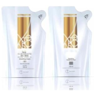 lo / real hair straightener cream hair straightening cream 125 ml+ Neutralizer 125ml pack of 2