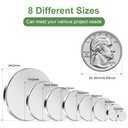 rhinocats Small Strong Magnets, 269Pcs Mini Round Refrigerator Magnets for 3D Printings, Office, Hobbies, Crafts and Science