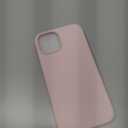 ORNARTO Compatible with iPhone 15 Case 6.1, Slim Liquid Silicone 3 Layers Full Covered Soft Gel Rubber Phone Case, Anti-Scratch Shockproof Protective Cover 6.1 Inch, Chalk Pink