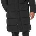 Amazon Essentials Men's Hooded Long Puffer Coat (4X-Large Big, Black)