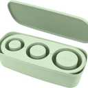 Ice Cube Tray for Tumblers and Stanley Cup, with 3 hollow cylinder of Ice Cube for Drinks (Green), Large