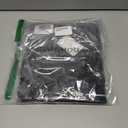 SWOMOG Couples Matching Pajamas Set Satin Short Sleeve Button Down Tops Silk Shorts Pj Lounge Set Soft Sleepwear (Black, M)