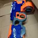 Nerf HyperFire Motorized Elite Blaster, 25-Dart Drum, Fires Up to 5 Darts Per Second, Includes 25 Official Elite Darts 