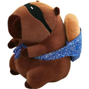 13.2" Kawaii Capibaras Peluches Ultra Soft Adorable Capybara Stuffed Animal Pillows, Huggable Capybara Plush Gift for Kids, Girls, Boys