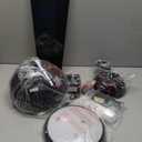 42 Inch Ceiling Fans with Lights, Black Ceiling Fan with Light and Remote Control, Reversible, 6 Speeds, 3CCT, Dimmable, Modern LED Ceiling Fan for Bedroom, Indoor/Outdoor