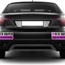 4 x 2pcs New Driver Stickers, Thanks for Your Patience Reflective New Driver Magnet Novice Driver Sign Car Decal for Novice Drivers (New Driver)