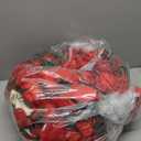 Daifunli 2 Pcs Red Artificial Rose Vine Hanging Faux Flowers Garland for Wedding Anniversary Birthday Party Background Arch Garden Home Wall Room Decor