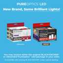 PureOptics LED Professional Push Wire Matter Certified Smart Under Cabinet Lighting 2-in-1 Power Kit, 48W Plug-in and Direct Wire, Smart Control Box, Works with Alexa, Apple Home, Google Home