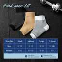 Ankle Compression Sleeve for Plantar Fasciitis & Achilles Tendonitis Relief – Open Toe Support Socks Reduce Foot Pain, Heel Spurs & Swelling – Everyday Comfort - Black - Small