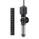 AurlFioe 50W Aquarium Heater, Small Submersible Fish Tank Heater with Mini Aquarium Thermometer, for Betta Turtle Saltwater Freshwater 5-10 Gallon Tanks