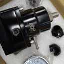 Adjustable EFI Fuel Pressure Regulator Kit 3-70PSI with AN8 Feed Port and AN6 Return Port (black)