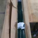 ARIFARO Fence Posts 7 Feet Sturdy Duty Metal Fence Post, Pack of 10, No Dig Garden U Post for Wire Fencing Steel Poles for Yard, Outdoor Wire (Green 10 PCS)