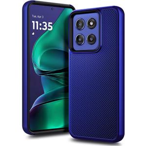 Compatible with Motorola Moto G-Stylus-2025 Case Blue | Full-Body Protective Dual Layer Hybrid Shockproof Phone Cover, 12FT Mil-Grade Drop Tested