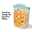 OXO Tot Silicone Reusable Bags 2 Piece Cup Set - Opal and Dusk