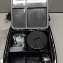 Kids Bento Lunch Box with 8oz Soup Thermo, Kids Leakproof Lunch Food Containers with 4 Compartment,Insulated Hot Food Jar with Lunch Bag for School, Travel (Black)