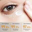 Instant Eye Tightener Cream, 60ML Instant Firm Temporary Eye Tightener for Reduces Dark Circles, Puffiness, Fine Lines, Upgraded Formula for Women, Fast-Absorbing & Moisture Lock（1Pcs