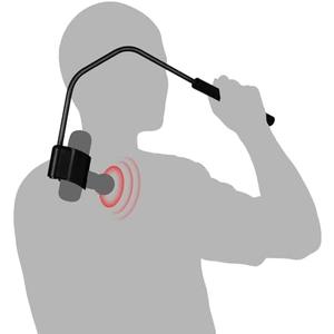 HEYCHY Massage Gun Holder for Back, Compatible with Most Super Mini Massage Guns, for Hard to Reach Areas (Works with Cute X1-Green-LW)