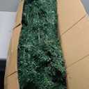 7ft Christmas Trees, Premium Hinged Artificial Christmas Tree Holiday Pine Trees with PVC Branch Tips Easy Assembly Metal Stand& Foldable Base Xmas Tree for Home, Office, Party Decoration.