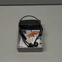 SANOTO Bone Conduction Headphones with Mic, Bluetooth Headset with Microphone Noise Canceling & Mute, Wireless Headset with Sponge Microphone Windscreen, Open Ear Headphones for Work Driving Call (Black and Gray)