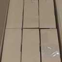 Interior Door Handle Satin Nickel Door Knob Keyless Levers Set (6 Pack), Heavy Duty Privacy Door Handle Lock for Bedroom or Bathroom, Square Door Lock for Left Right Handle Doors