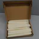 Funtery 48 Pcs Flameless LED Taper Candles Battery Operated Candles Bulk Realistic LED Candlesticks Flickering for Wedding Church Graduation Party Home Decor(Ivory, Classic Style)