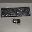 Wireless Keyboard and Mouse Combo, Full Size Silent Ergonomic Keyboard and Mouse, Long Battery Life, Optical Mouse, 2.4G Lag-Free Cordless Mice Keyboard for Computer, Mac, Laptop, PC, Windows (Black)