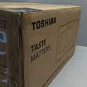 TOSHIBA Small Microwave Oven with 11 Power Levels, ChefDefrost, Sound On/Off & Eco Mode, 0.7 Cu Ft, 700W, Black, MM-EM07PA(BK)