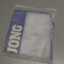1 PCS American Mahjong Bag - Empty Mahjong Tiles Bag Only with Zippered & Letters, Case Only(Dark Blue,Moh-jong) (Blue)