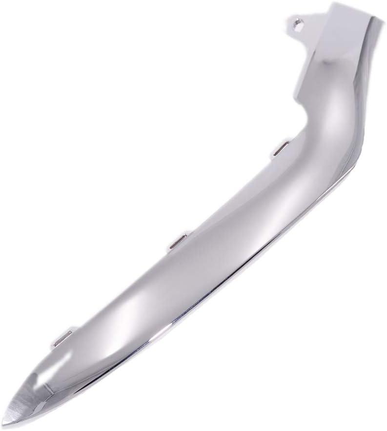 Right Front Bumper Chrome Trim Molding Passenger Side A2128852874 Compatible With Mercedes-Benz E-Class Sedan 2014-2016 W212 E250 E350 E400 E500 E550 Does Not Fit Coupe