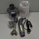 Mueller Multistick 800W 4-in-1 Immersion Blender Handheld, 12 Speed Hand Mixer - Turbo Boost, Heaviest Duty Copper Motor, Titanium Blades Hand Blender, Milk Frother Wand, Whisk, Beaker, Chopper, Grey (Grey)