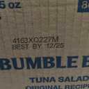 Bumble Bee Snack On The Run Original Tuna Salad with Crackers Kit (Pack of 12) - Ready to Eat Protein Snack Pack - 8g Protein per Box - Wild Caught MSC Certified Tuna, Best By 12/25
