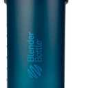 BlenderBottle Classic V2 Shaker Bottle Perfect for Protein Shakes and Pre Workout, 45-Ounce, Ocean Blue